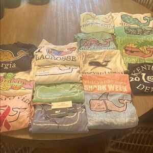 Huge lot of 16 Vineyard Vines Tshirts tee shirts